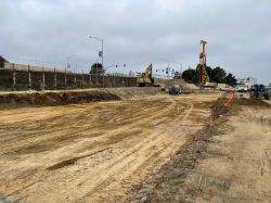 Excavation of LPR Building Pad